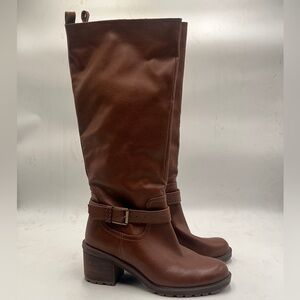 Woman’s Zodiac Brown Leather Knee-High Boots